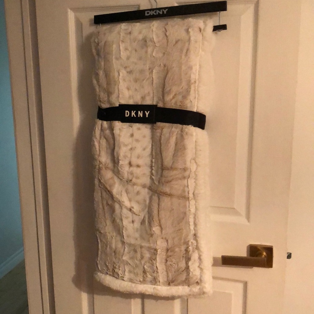- DKNY Faux Fur Throw
